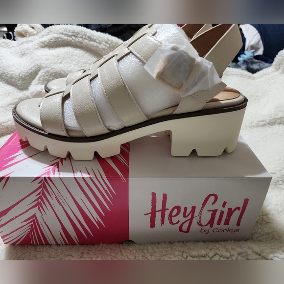 Corkys Shoes - Corkys Cream Women's Sandals